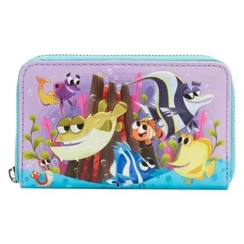 Loungefly Disney‎ Pixar Finding Nemo Fish Tank Zip Around Wallet